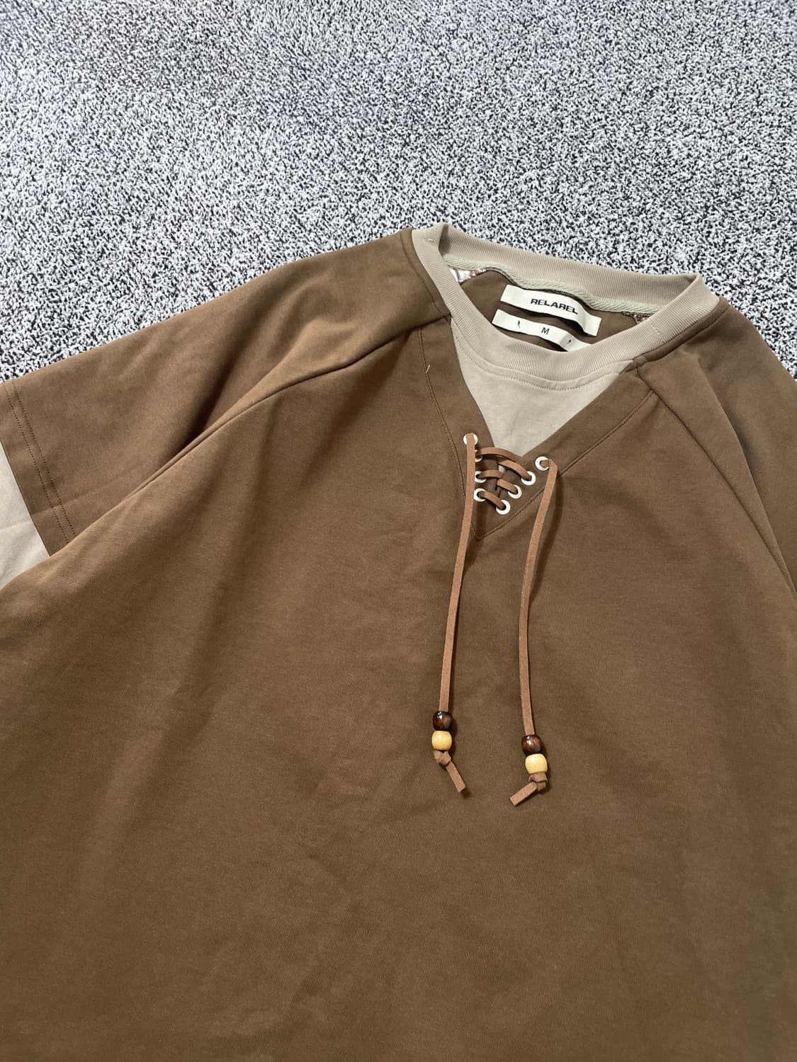 빈티지9. RELABEL 레이어드 에스닉 빈티지 맨투맨 롱슬리브 모리걸 상품이미지2