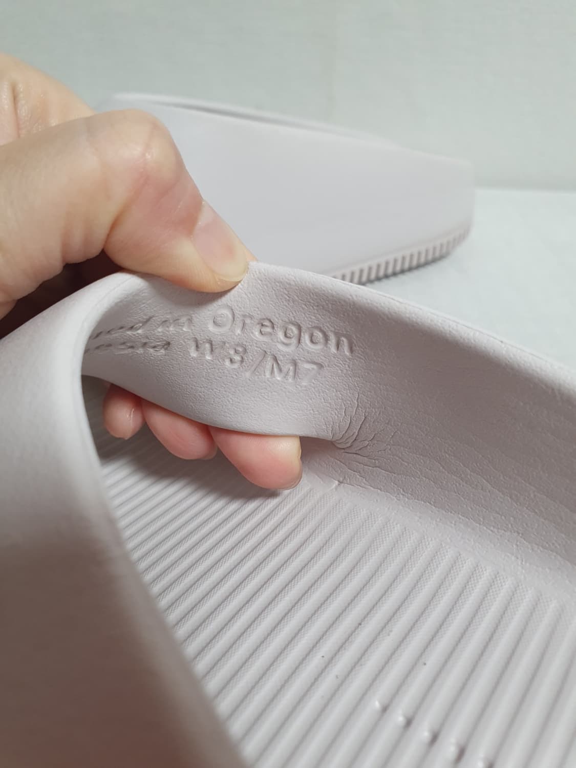 택포가 260mm 나이키 쪼리 캄 플립플랍 라이트그레이 상품이미지8