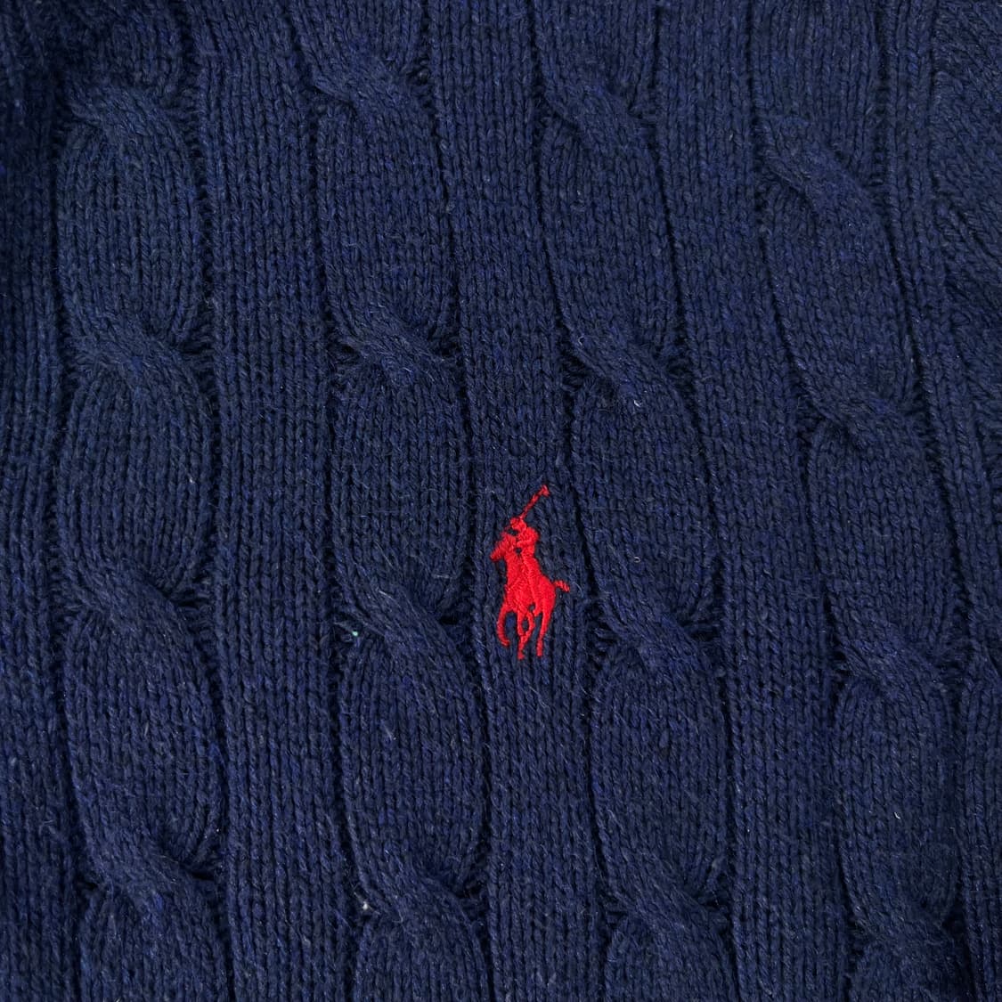 95 폴로랄프로렌 실크 꽈배기 반집업 니트 상품이미지3
