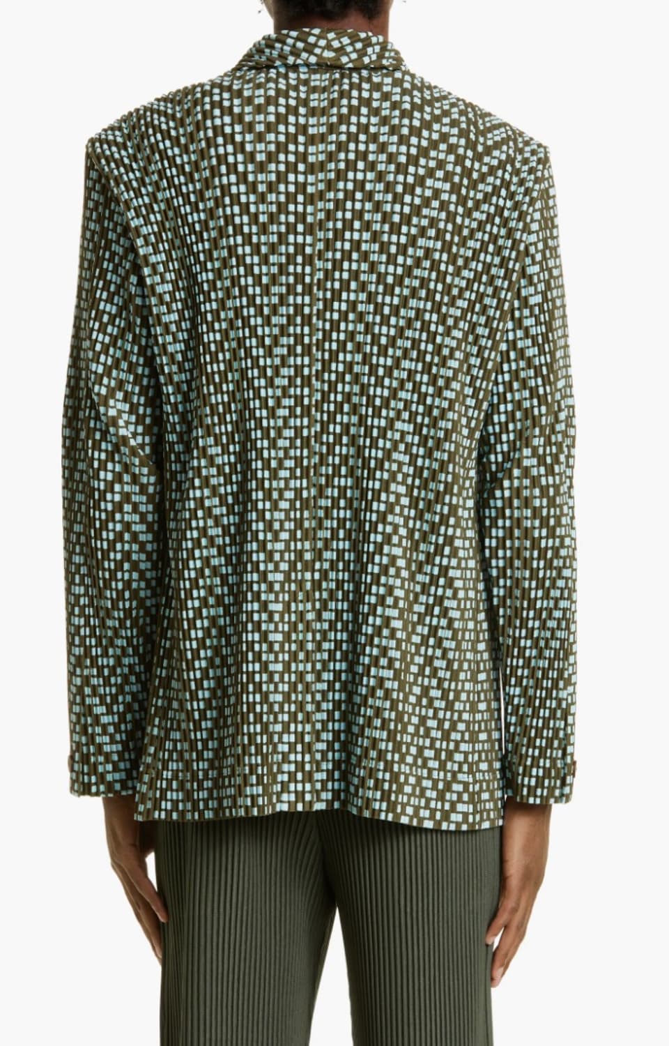 옴므플리세 베이직 자켓 Khaki & Blue Cedar 3 상품이미지8