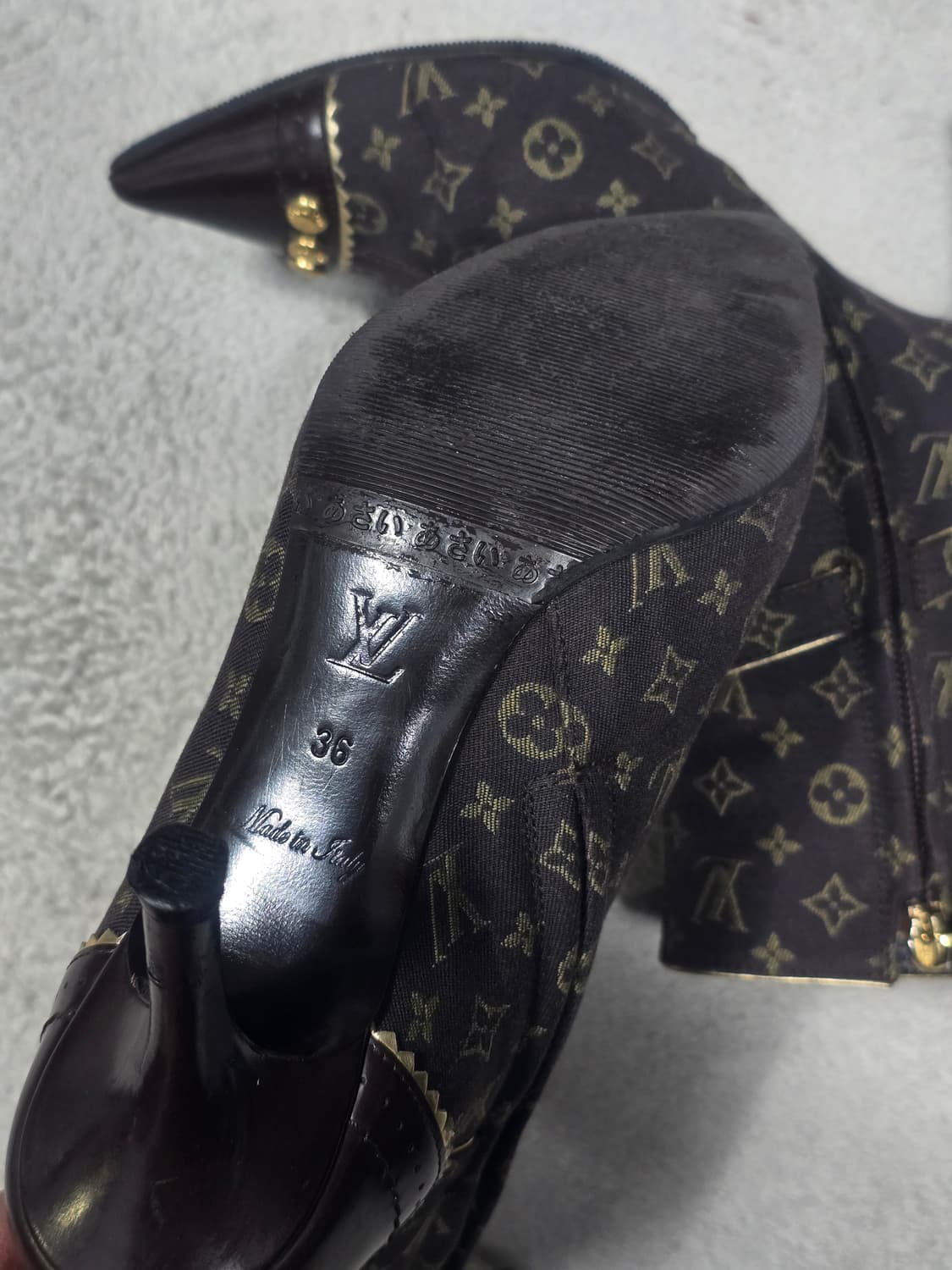 루이비통 토프 모노그램 앵클부츠 36 상품이미지8