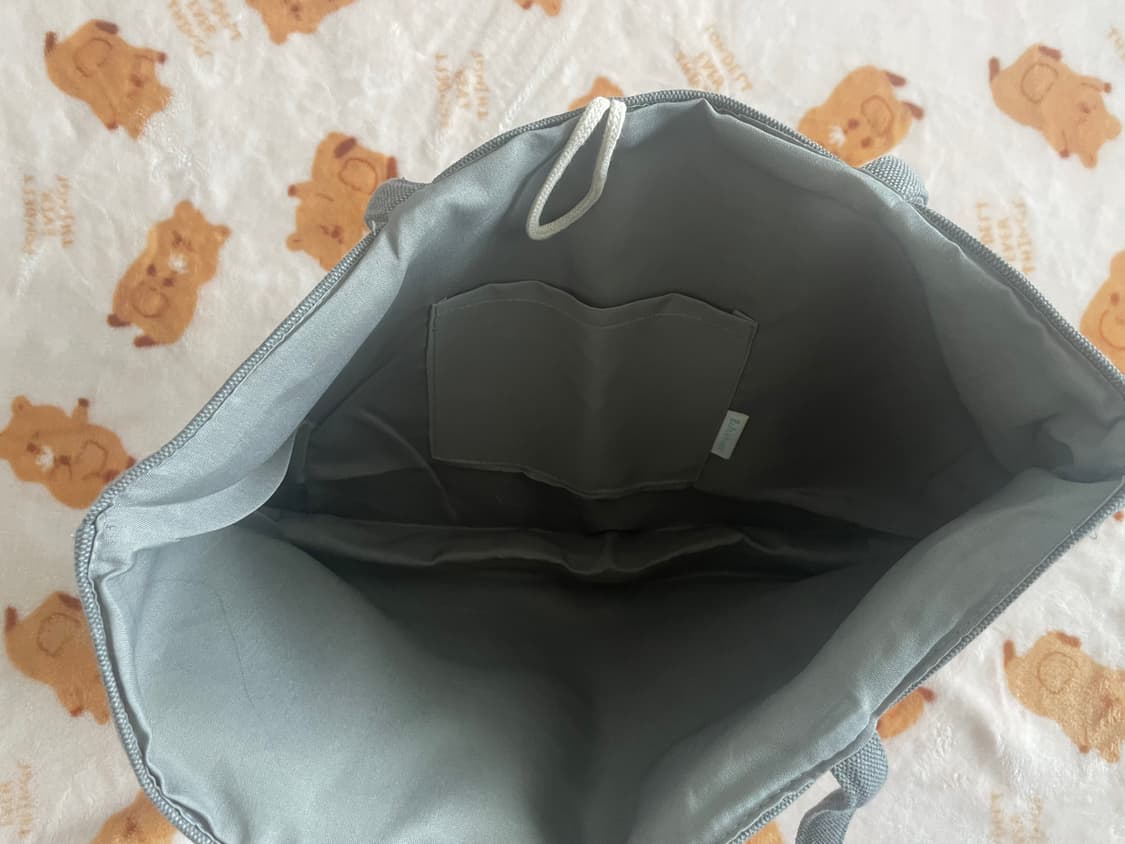 모리걸 빈티지 리락쿠마 에코백 🩶🩵 상품이미지3