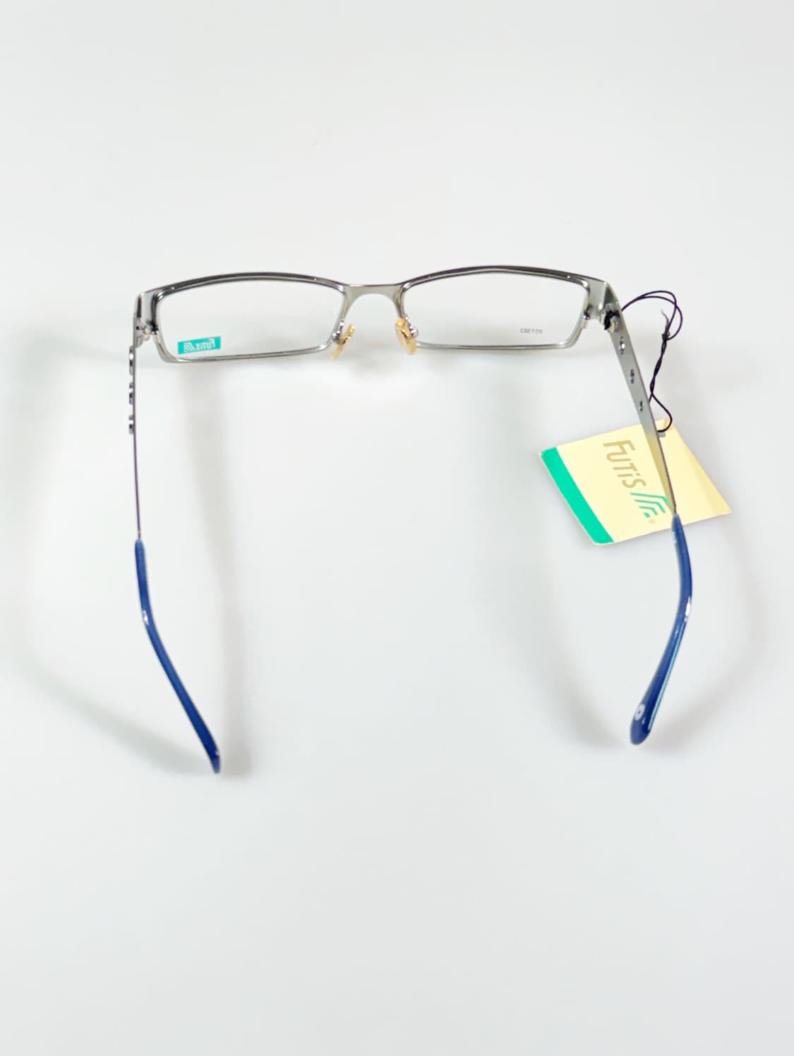 90s FUTIS 실버 메탈 슬림 스퀘어 빈티지 안경 상품이미지5