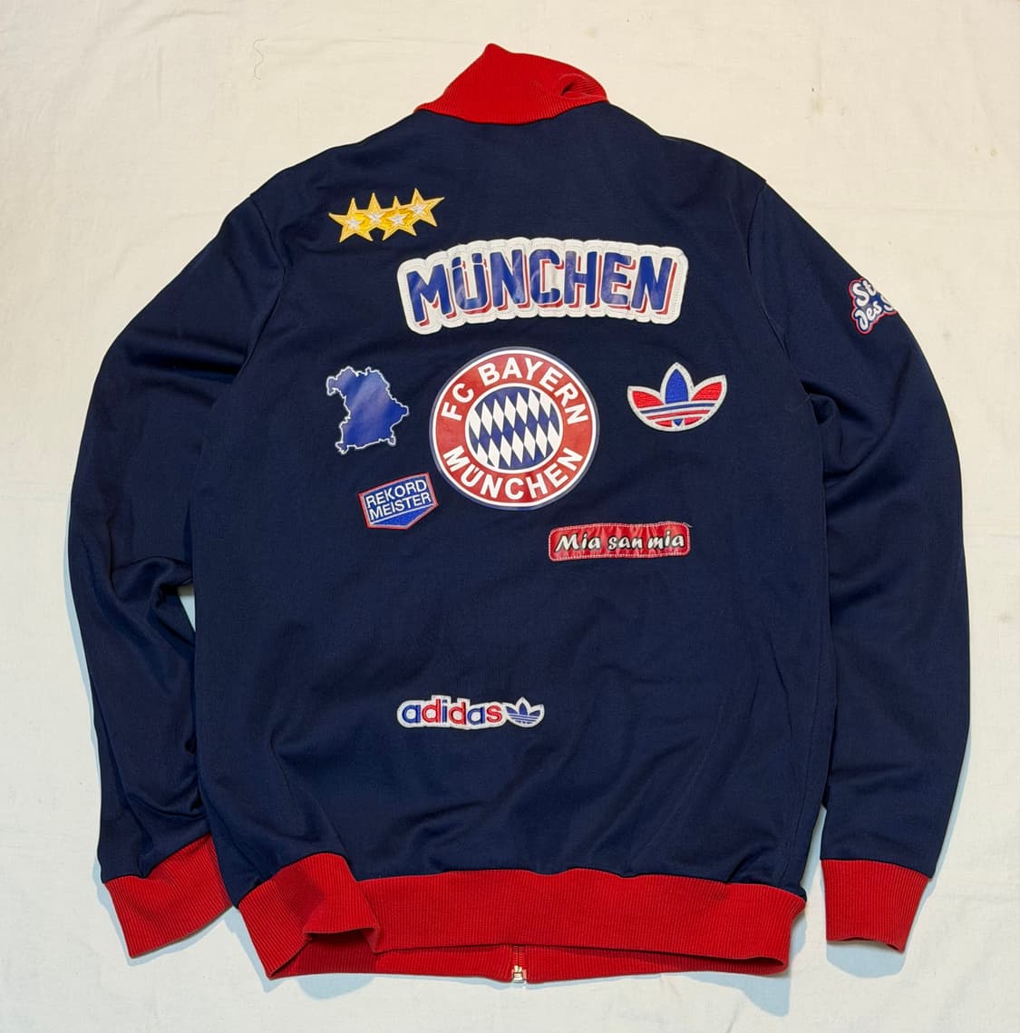 희귀) 아디다스 뮌헨 패치워크 져지 네이비 상품이미지3