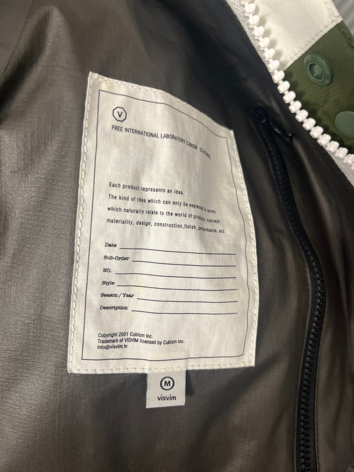 올드비즈빔 VISVIM DADO 노마드 2.5L자켓 M 상품이미지10