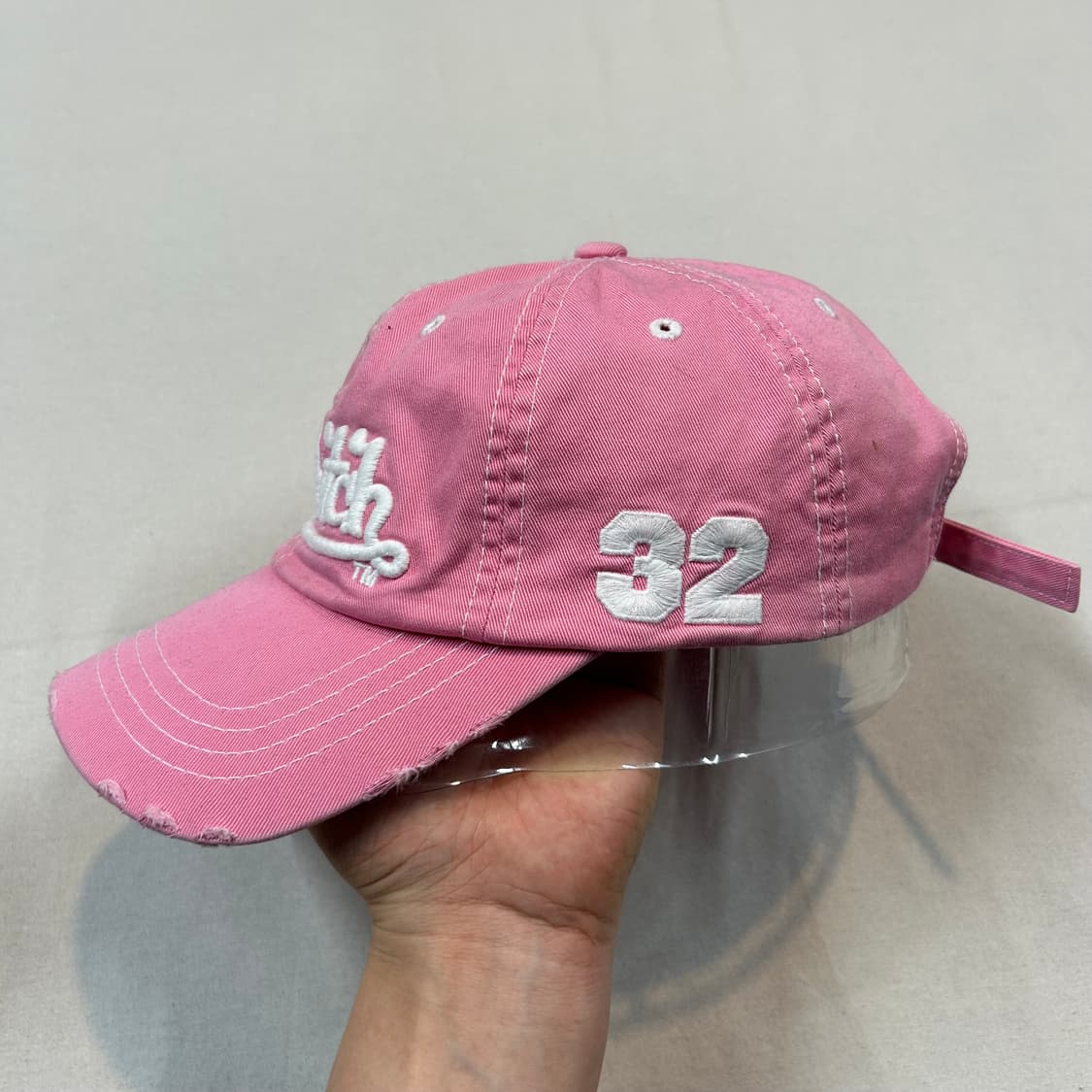 Von Dutch 본더치 핑크 볼캡 모자 Y2K 상품이미지3