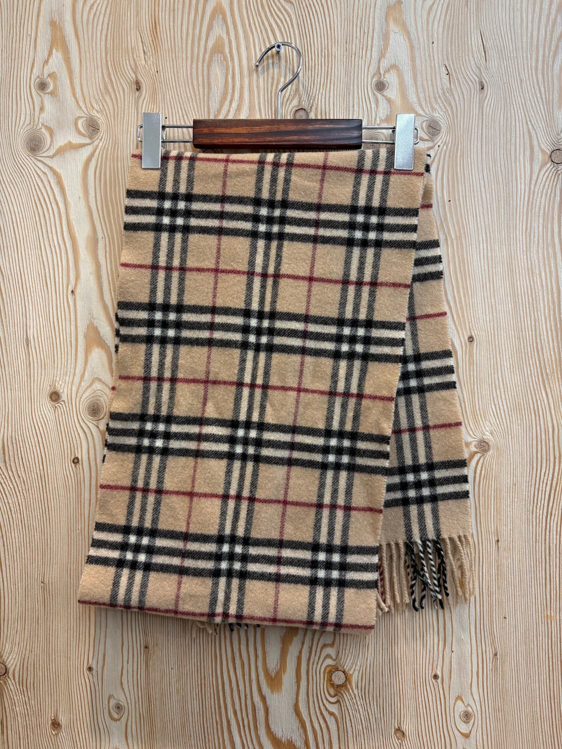 버버리 울 체크 머플러 상품이미지2