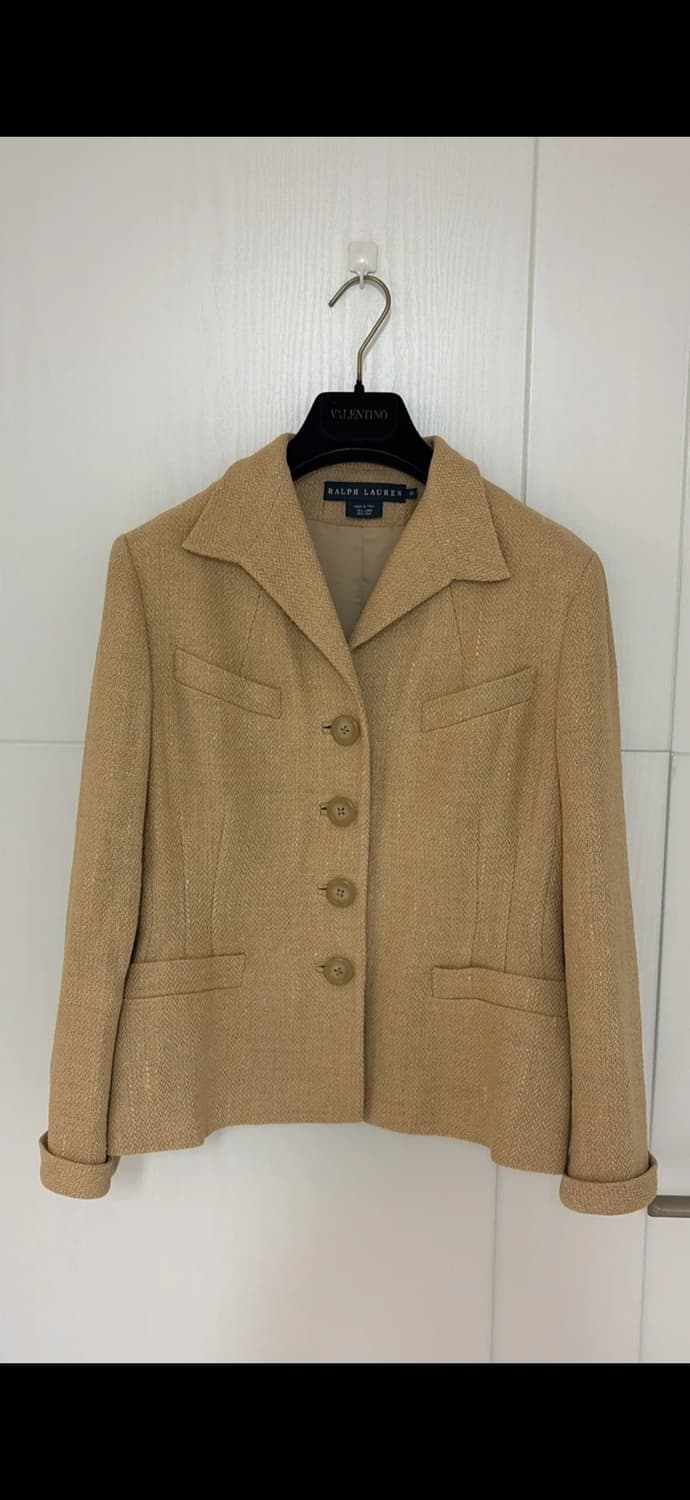 랄프로렌 여성 헤링본 자켓 사이즈 55,66 정품 상품이미지1