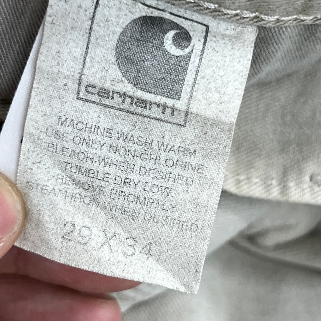 Carhartt 칼하트 베이지 카펜터 워크 팬츠 29 상품이미지8