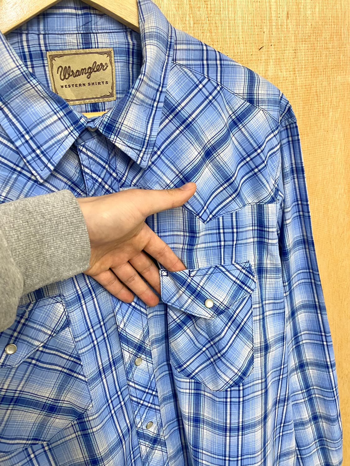 WRANGLER ombre western shirts 랭글러 옴브레 셔츠 상품이미지8