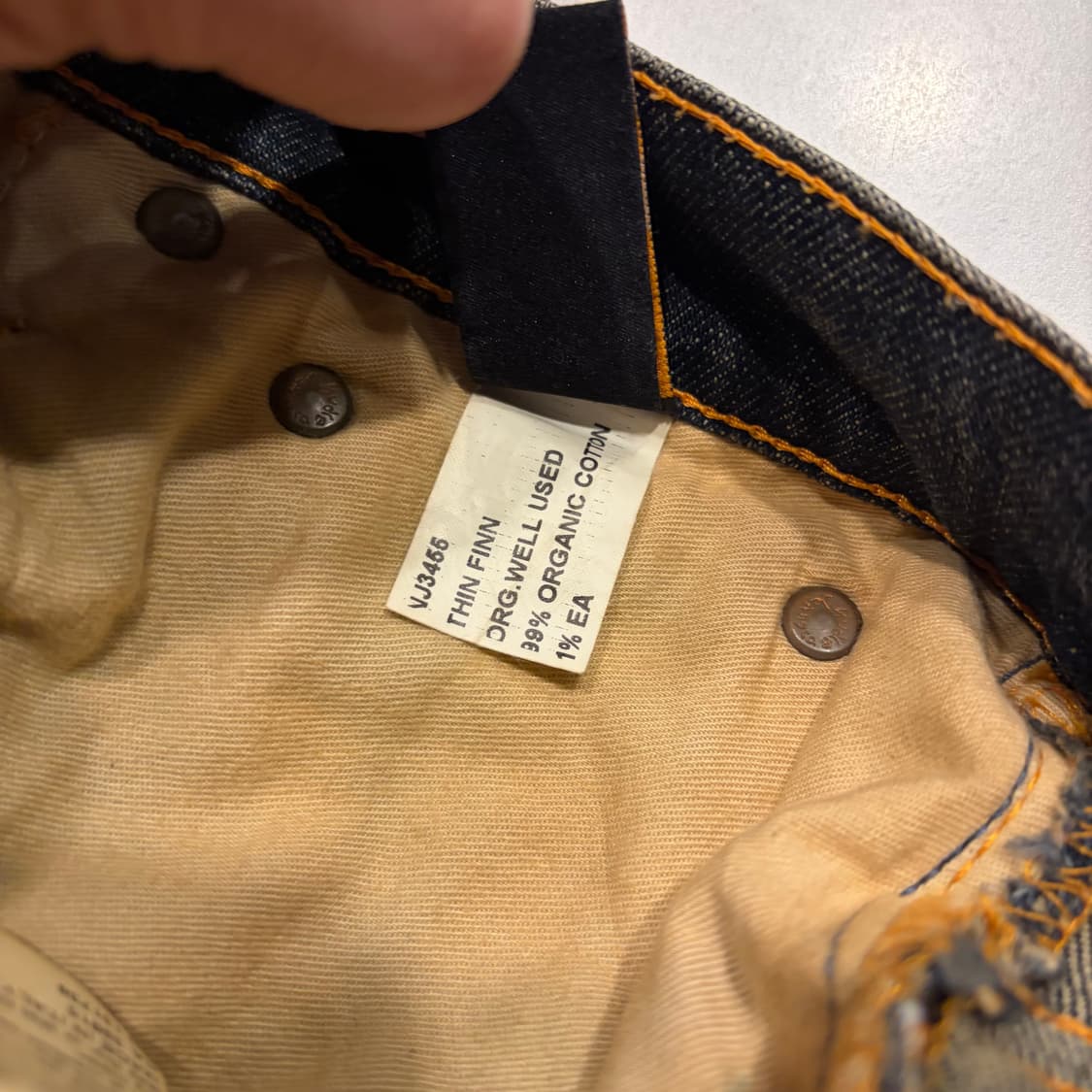 [31x32] 누디진 데미지 디테일 데님 팬츠 청바지 C893 상품이미지10