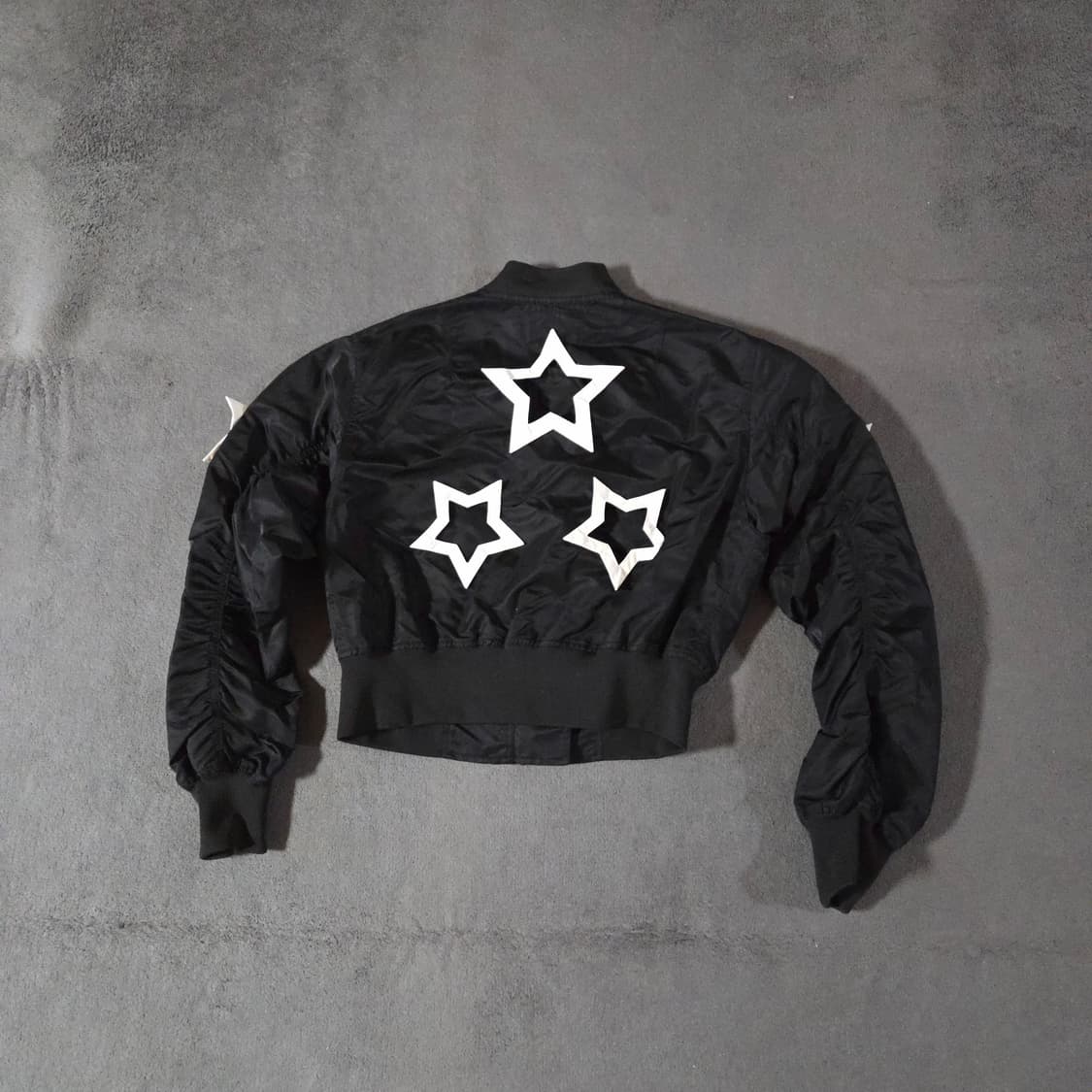 더일마 오버사이즈 스타 ma-1 봄버 자켓 F 상품이미지2