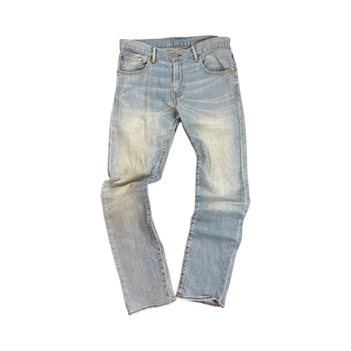 L) 리바이스 Levi’s 504 워싱 인디고 스트레이트 데님 팬츠 BD 상품이미지1