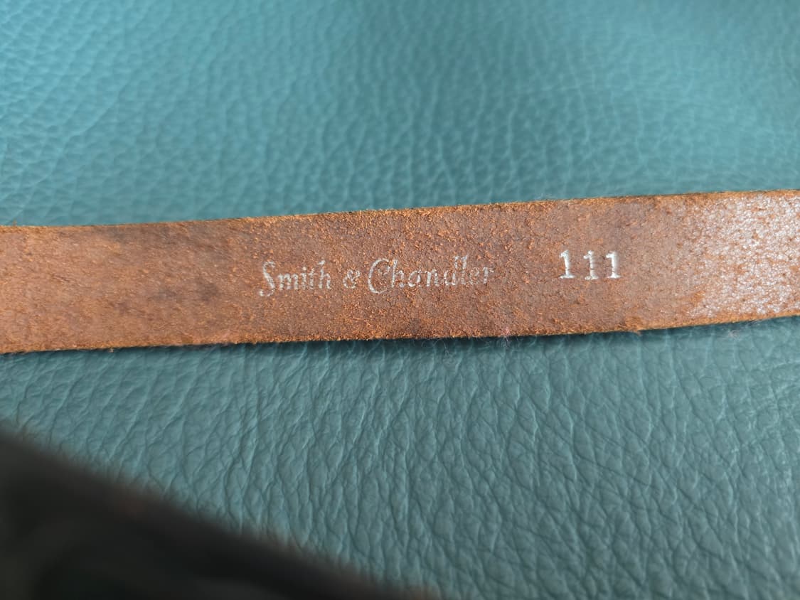 오리지널 USA 빈티지 Smith & Chandler 웨스턴 카빙 벨트 상품이미지7