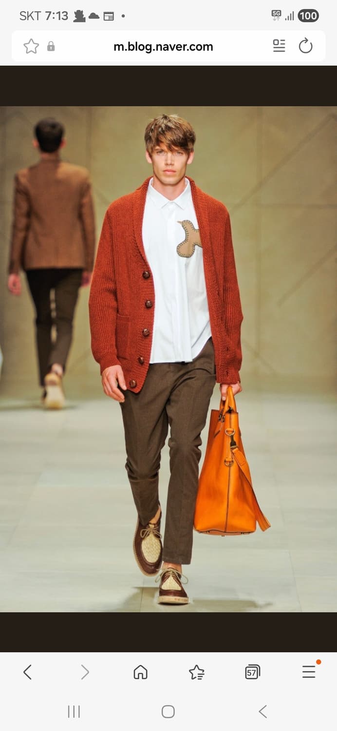 버버리프로섬 /헤비 가디건 /s 상품이미지4