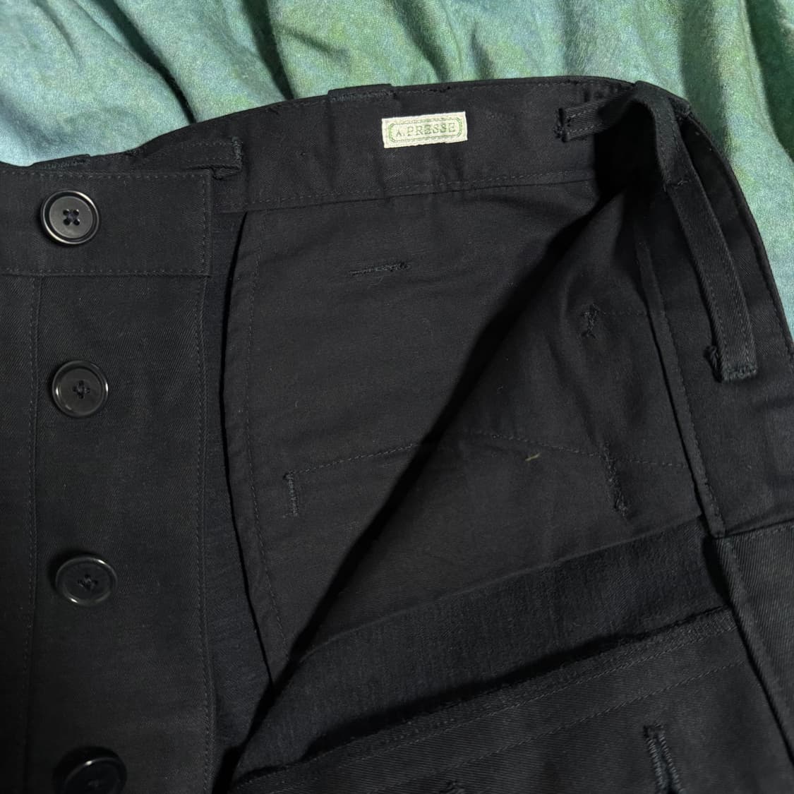 [2]아프레쎄 캐나다군 모터사이클 몰스킨 트라우저 상품이미지10