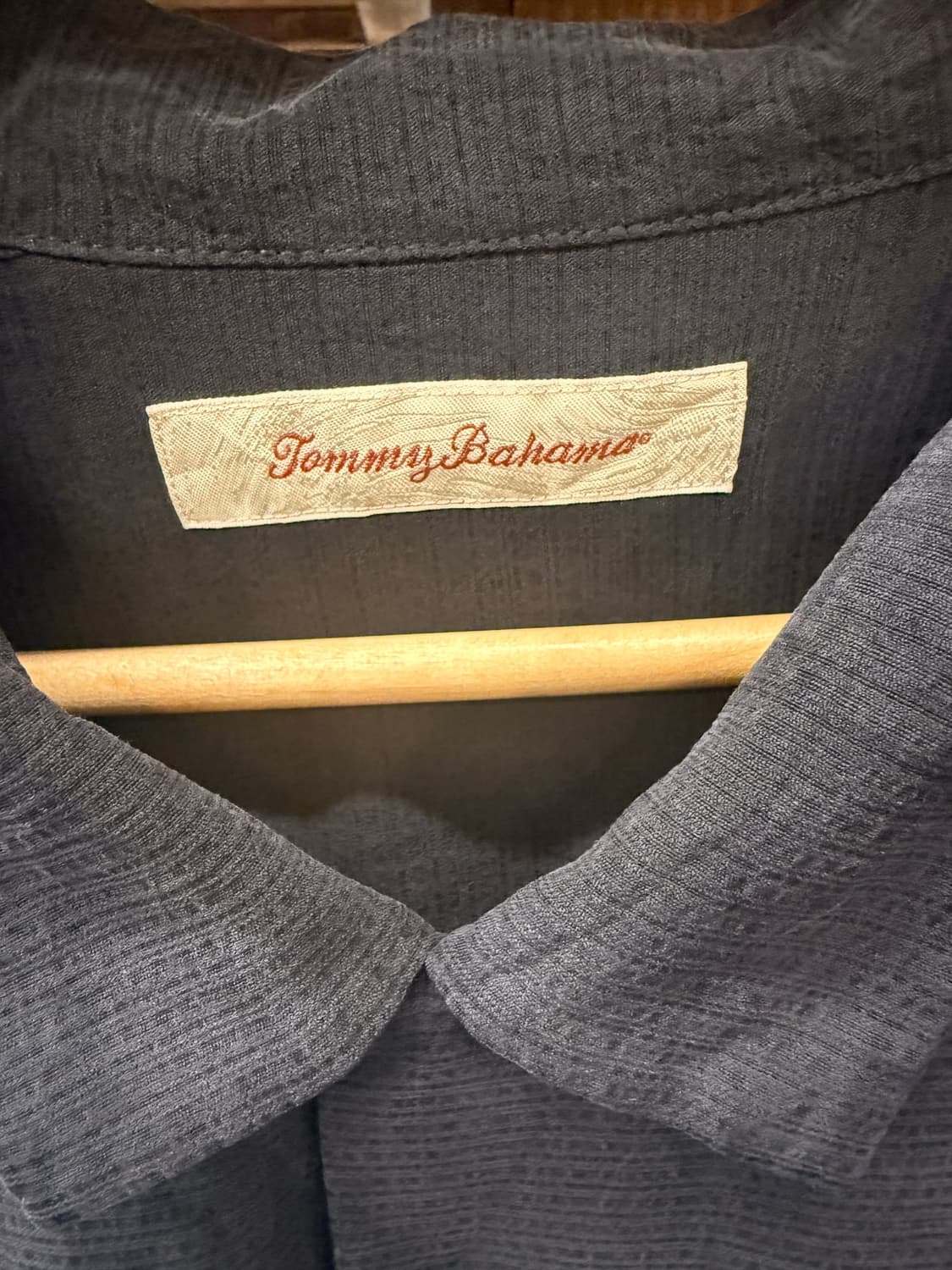 Tommy Bahama 포켓 블랙 반팔 셔츠 상품이미지4