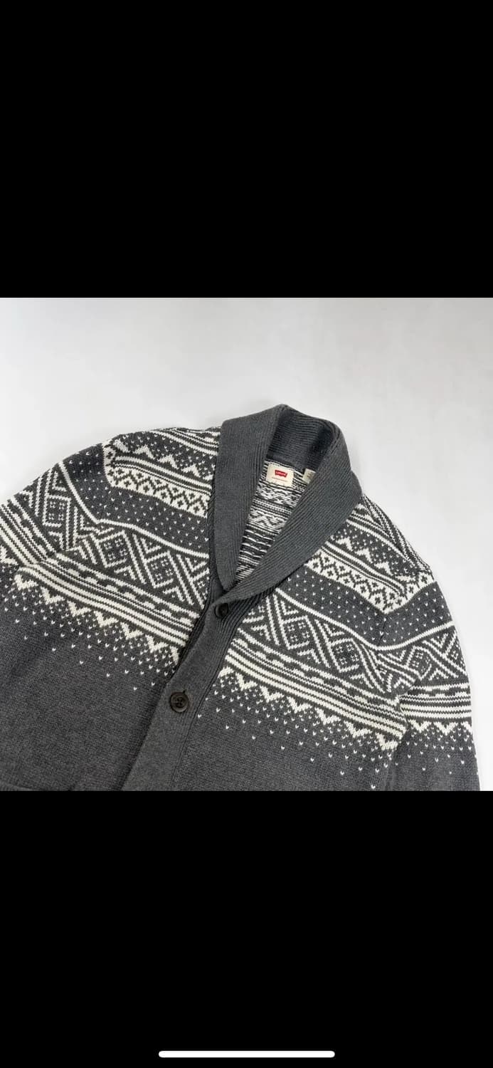 리바이스 노르딕 패턴 니트 가디건 상품이미지2