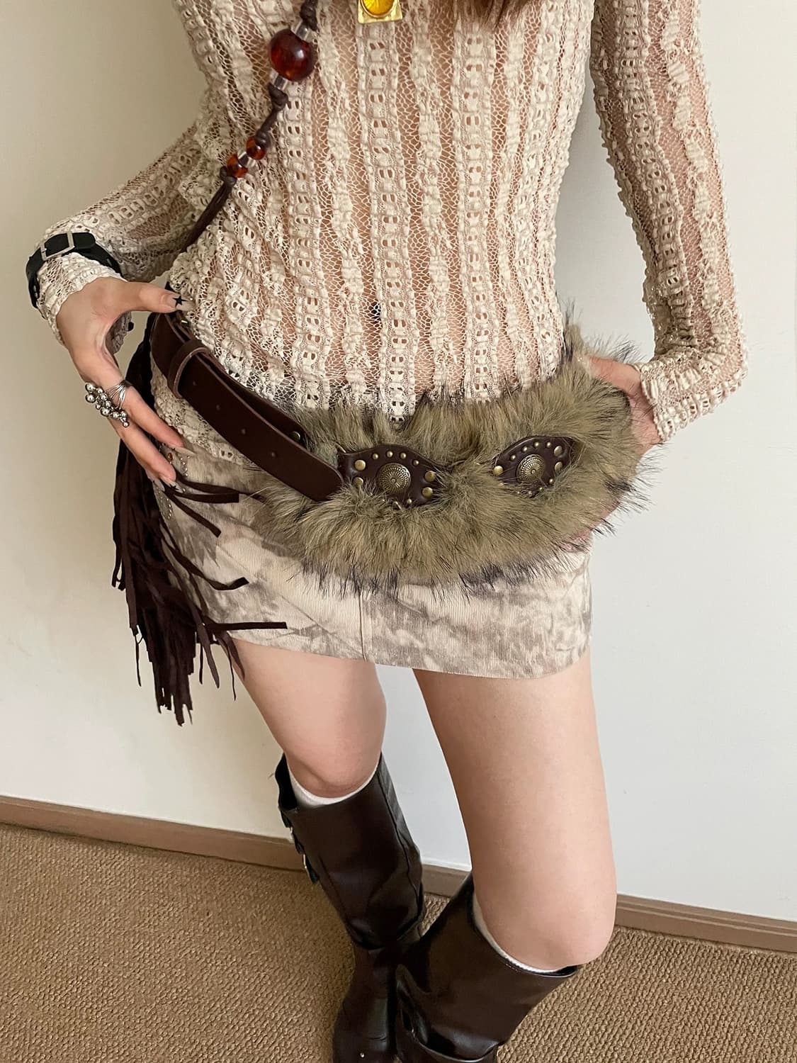 퍼리 Y2K 벨트 상품이미지1