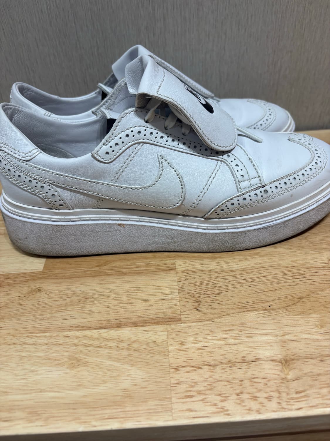 (풀박) 나이키 x 피스마이너스원 권도 화이트 260 팝니다 상품이미지2