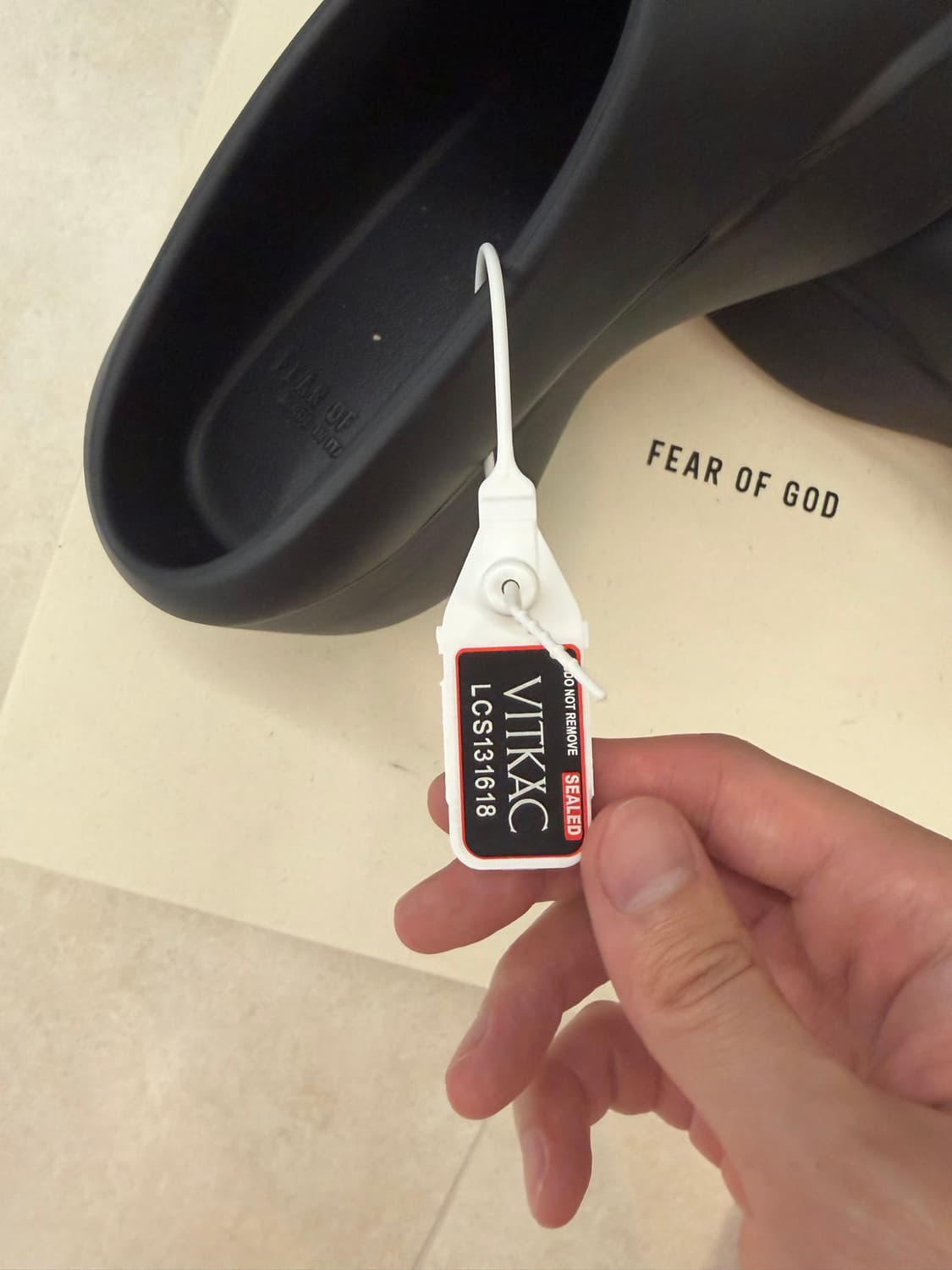 Fear of god EVA러너 피오갓 runner 블랙 상품이미지3