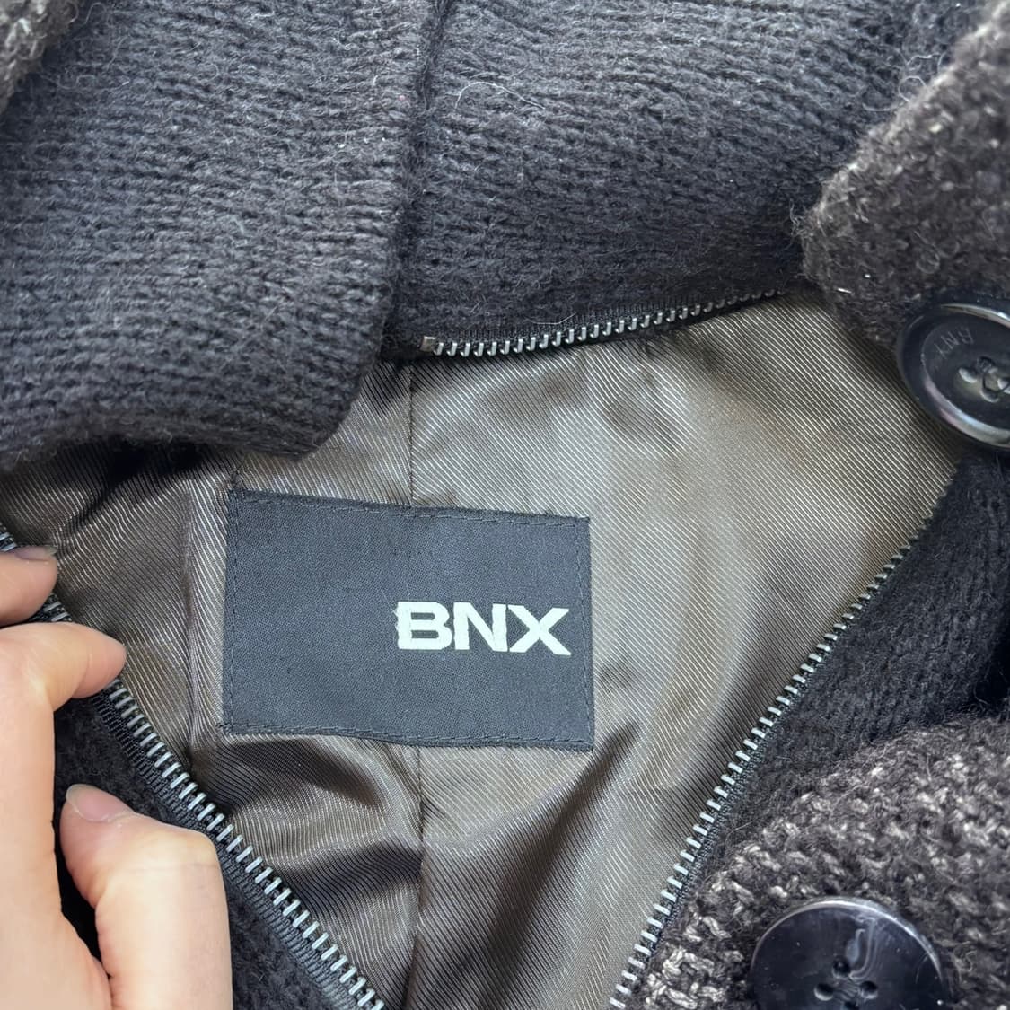 S BNX 여성 울 헤링본 코트 자켓 0325E 상품이미지3