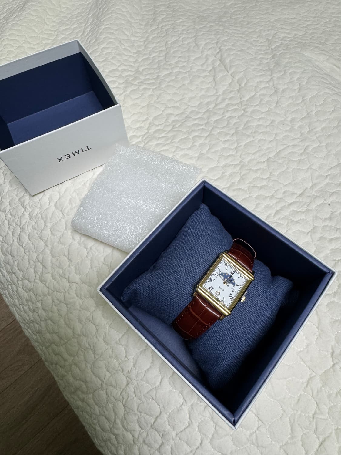 타이맥스 x 노아 문페이즈 브라운 가죽 시계 상품이미지2