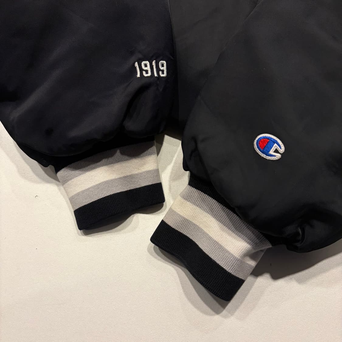 [S] 챔피온 타이거 자수 블랙 바시티 자켓 D477 상품이미지8