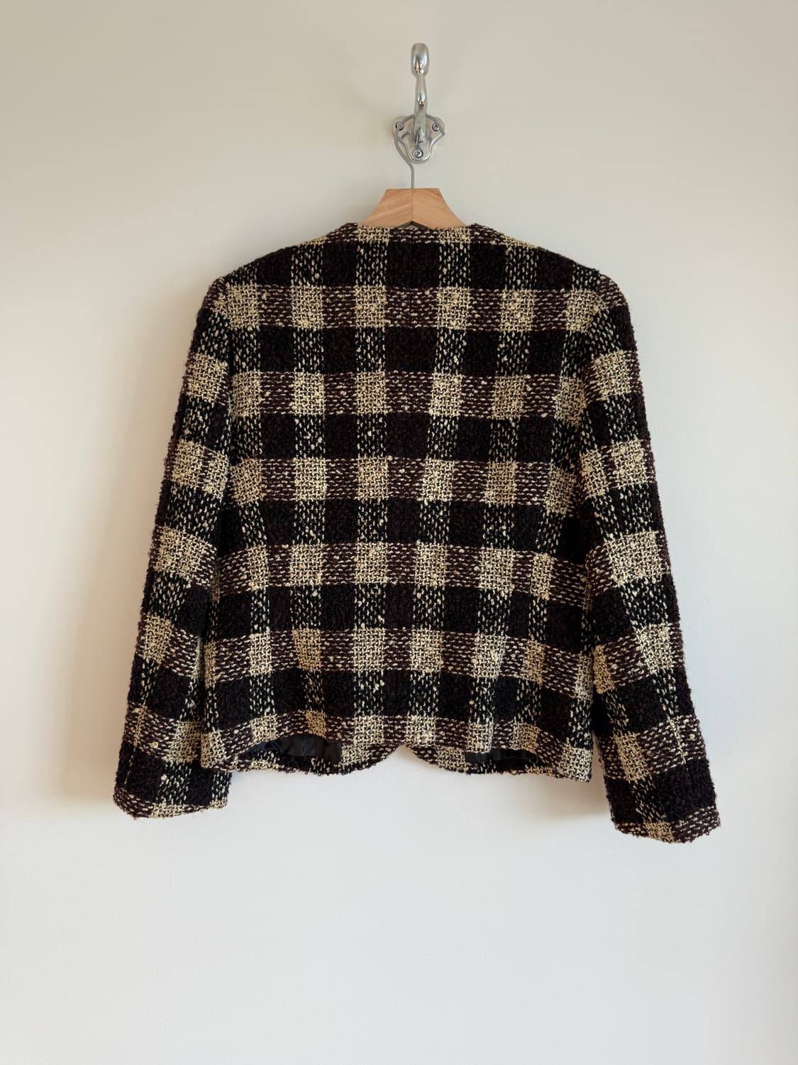 Pre owned 울 체크 자켓(JAPAN) 상품이미지3