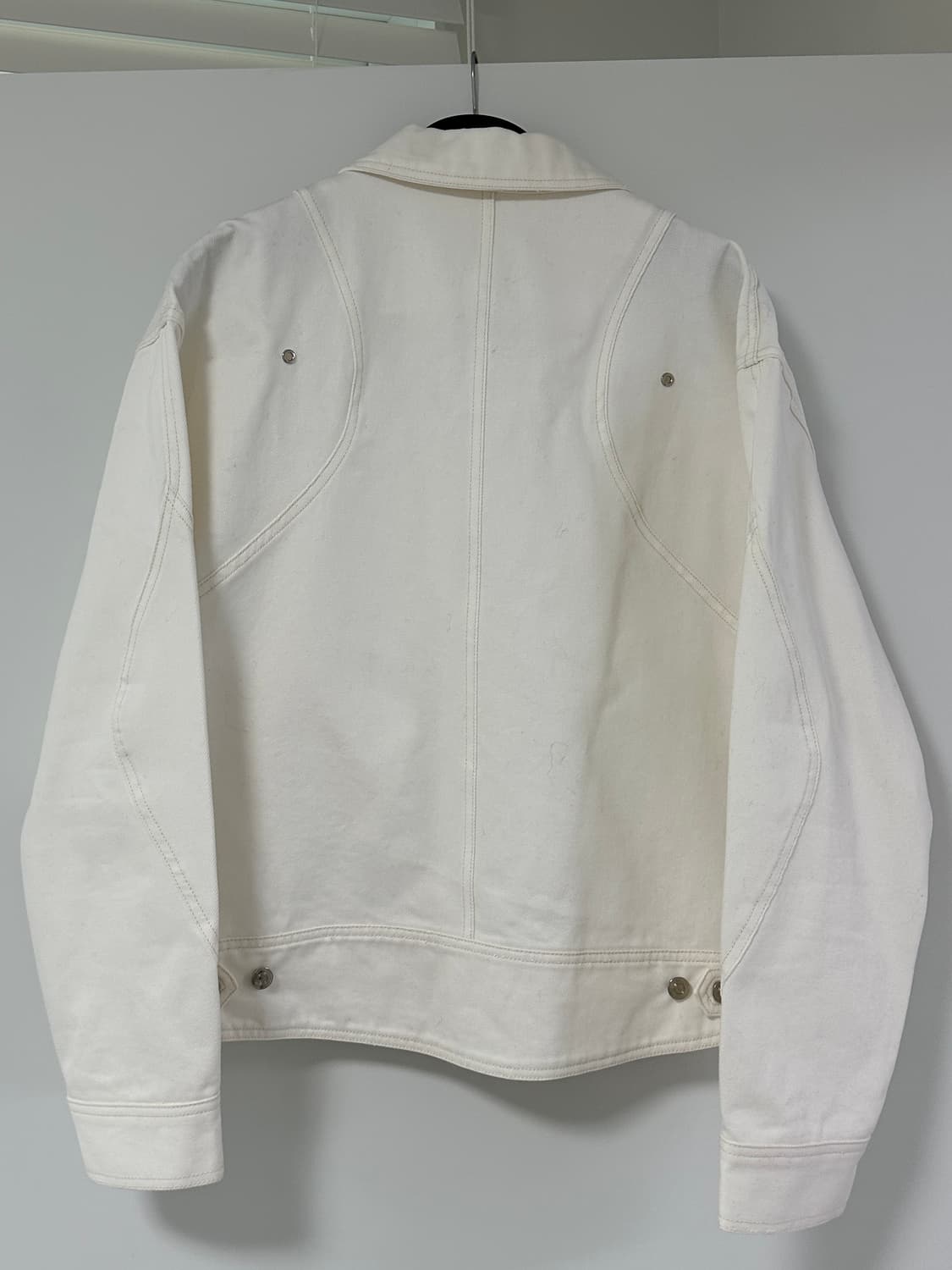 51PErCENT 크림색 데님 트러커 자켓 상품이미지3