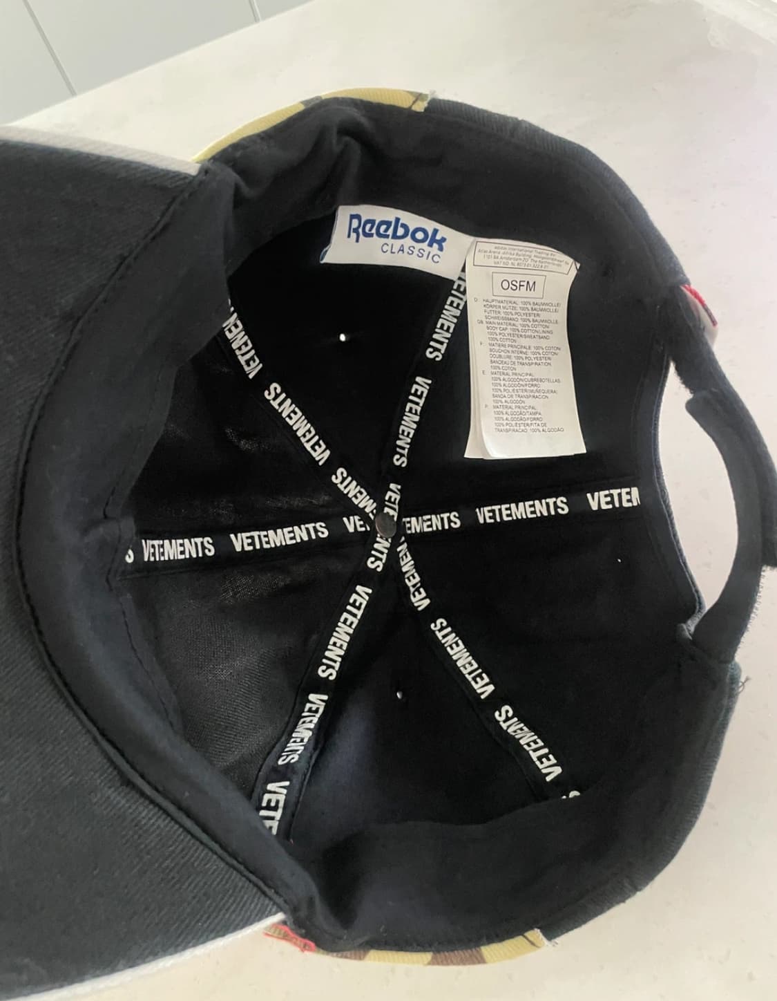 베트멍X리복 콜라보 캡모자 상품이미지5