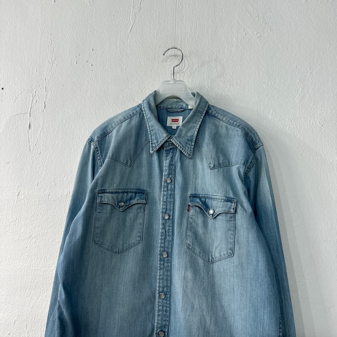 리바이스 웨스턴 데님 청남방 L 상품이미지2