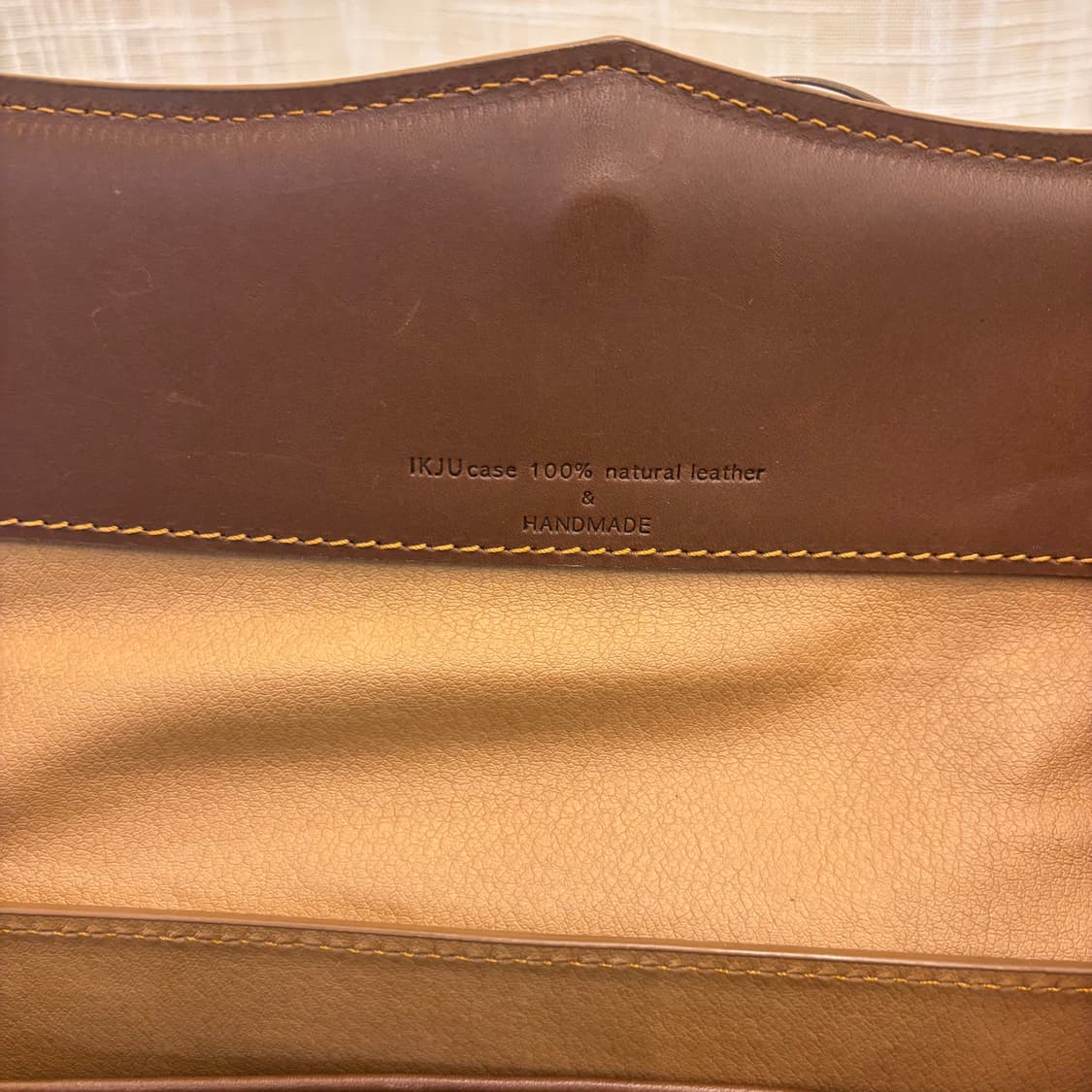  Ikju 익주 핸드메이드 가죽 브리프케이스 숄더백 상품이미지10