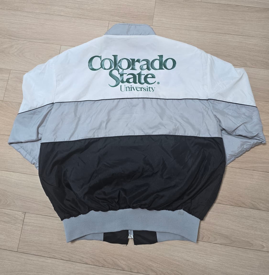 90s USA Dunbrooke 멀티스폰서 패치 레이싱 크루 자켓 L 상품이미지6