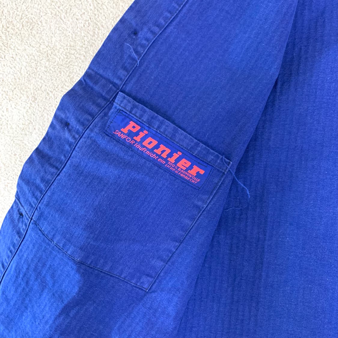 Pionier 프렌치워크 HBT 자켓(56/블루) 헤링본 워크웨어 상품이미지8