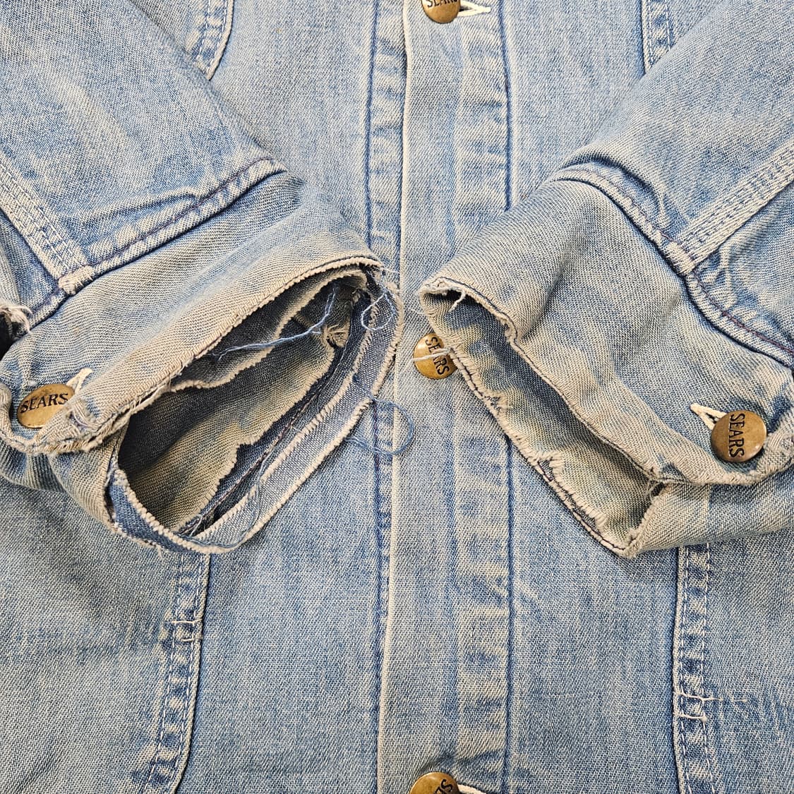 70s 시어스 데님 블랭킷 초어 자켓 XL 상품이미지5