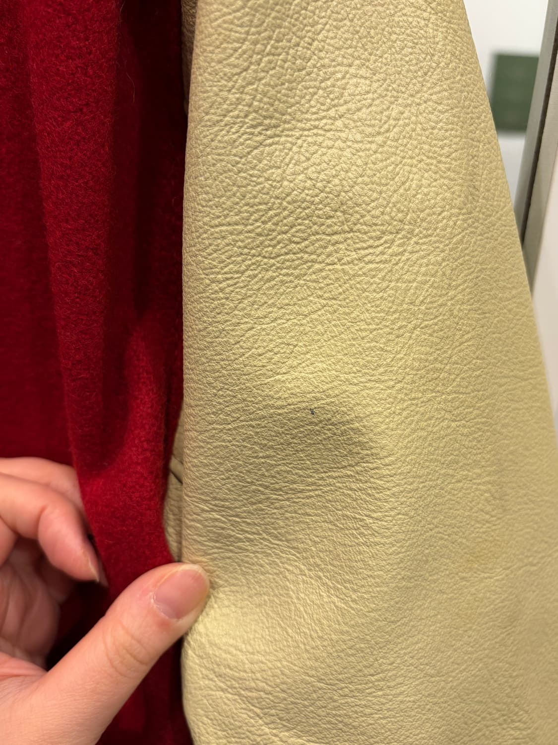 90s Delong 리얼레더 울 바시티 자켓 (made in USA) 상품이미지7