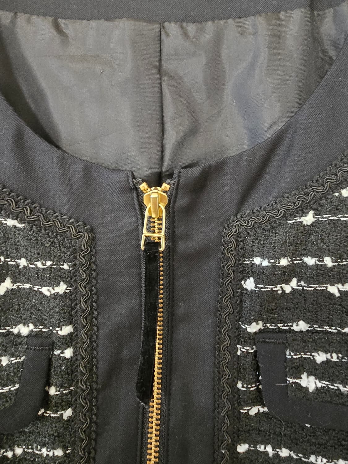 트위드 자켓 M추천(표기사이즈L) 상품이미지3