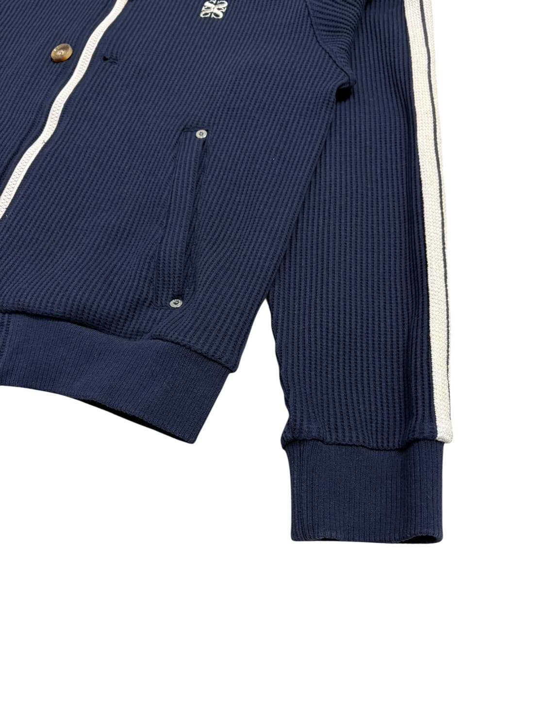 세터 로턴 와플 칼라 트랙 집업 자켓 네이비 상품이미지4