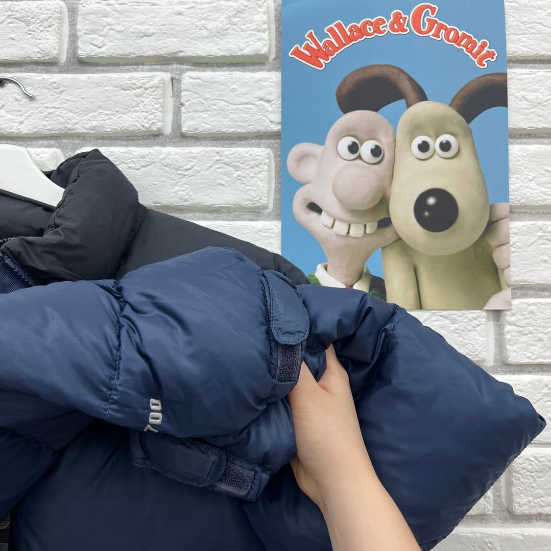 노스페이스 눕시 700 다크블루 패딩-S 90 상품이미지5