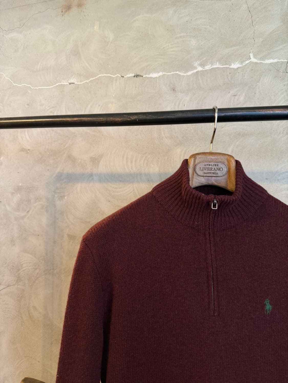 폴로 랄프로렌 짚업 니트 슬림100 상품이미지5