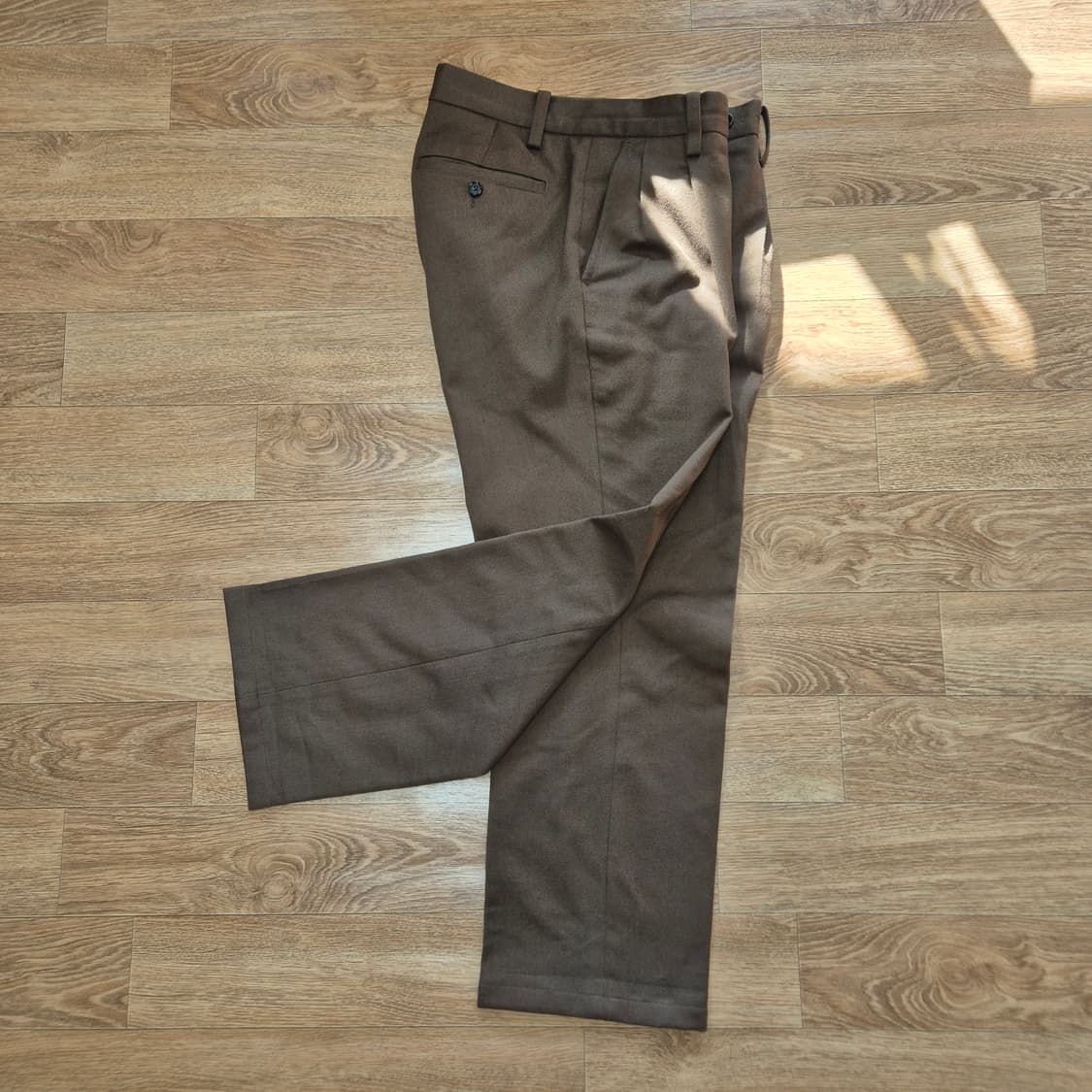 에디바우어 투턱 트라우저 팬츠 브라운 30 상품이미지1