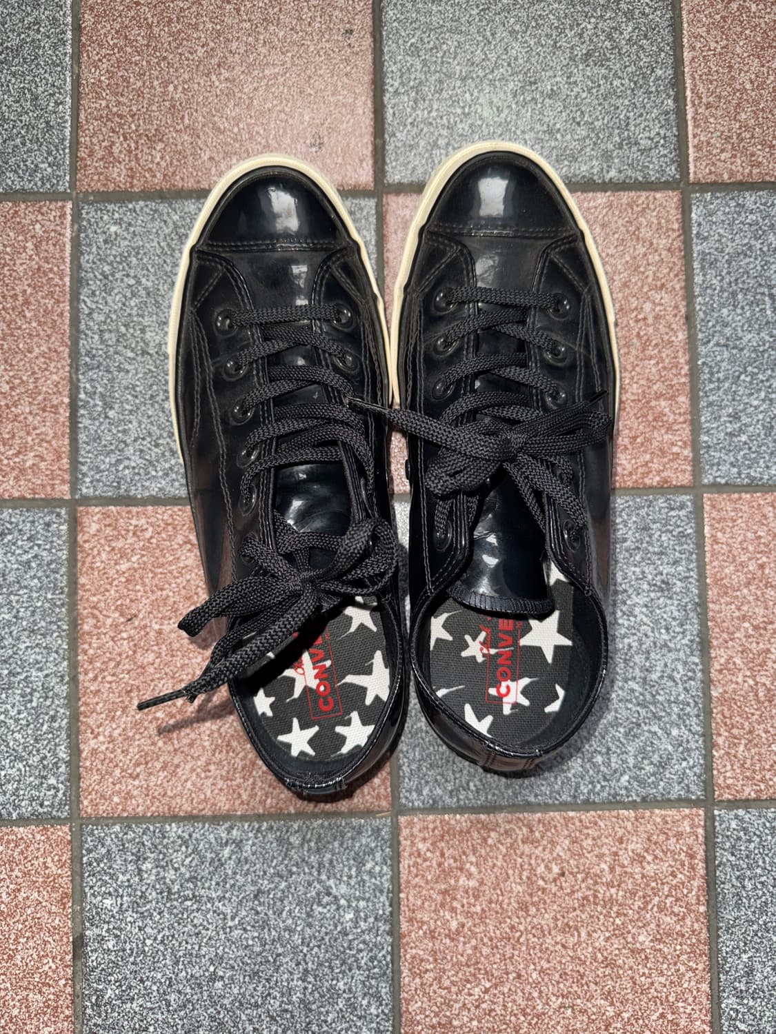 컨버스 올스타 척테일러 레더 블랙 스니커즈 상품이미지3