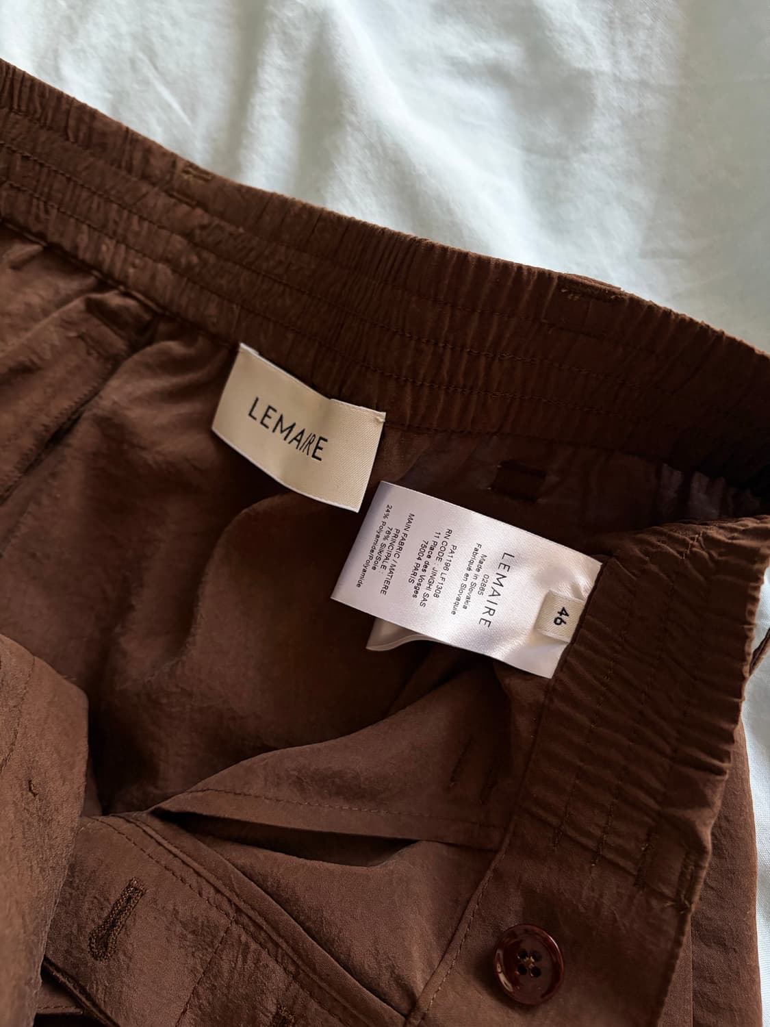 르메르 드라이실크 벨티드 팬츠 상품이미지3