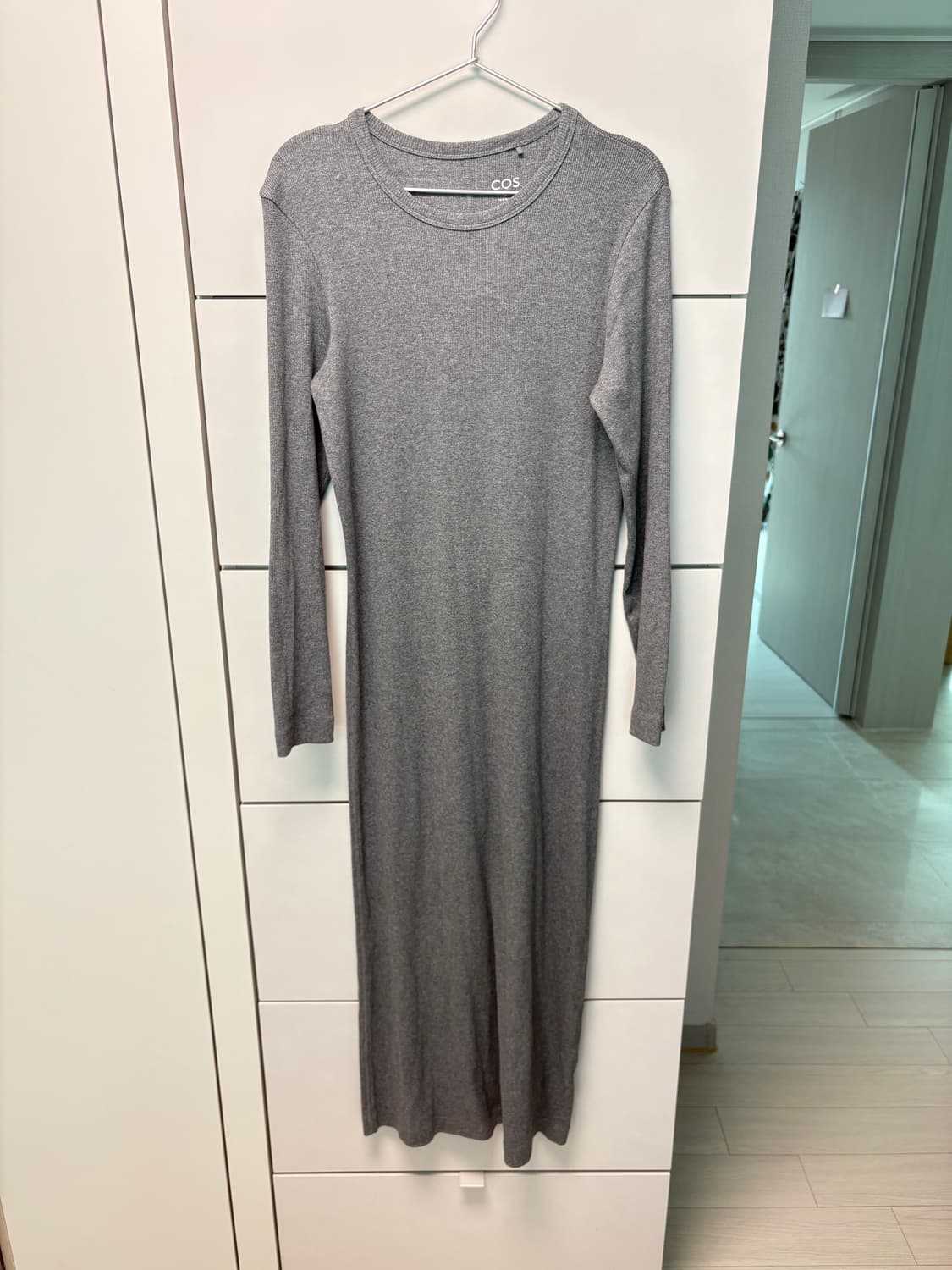 COS 코튼 코튼 리브드 드레스 원피스 S사이즈 상품이미지3
