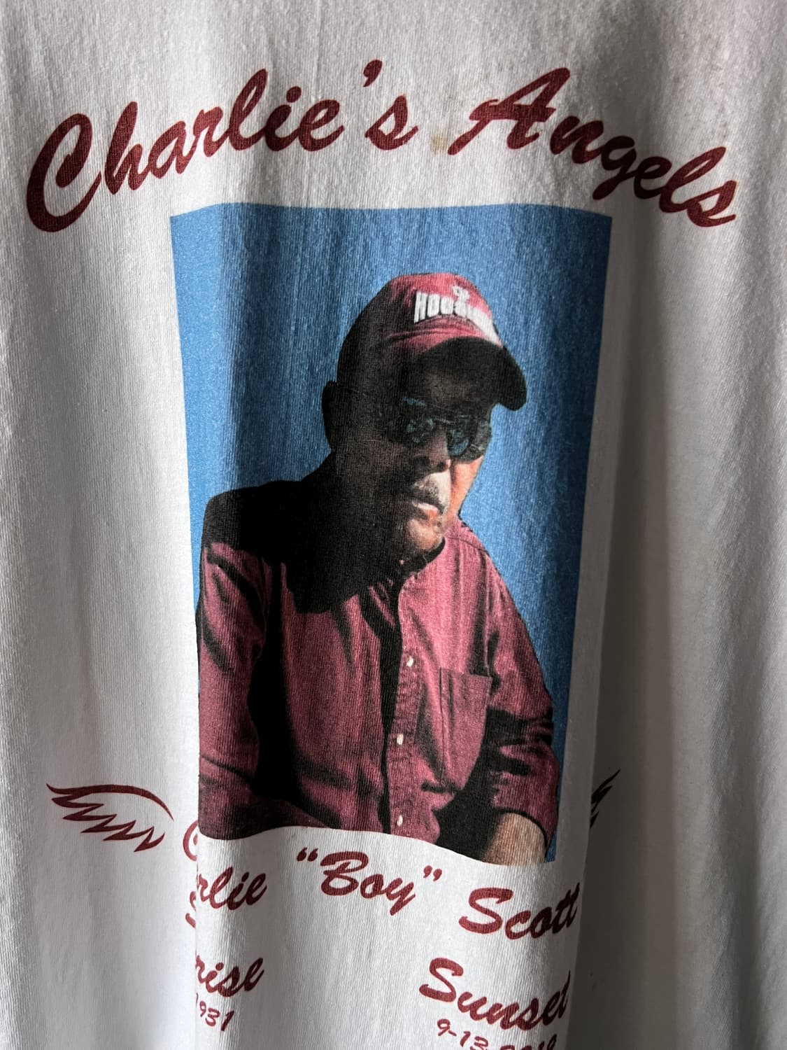 [M]USA 빈티지 올드맨 프린팅 롱슬리브 티셔츠 상품이미지3