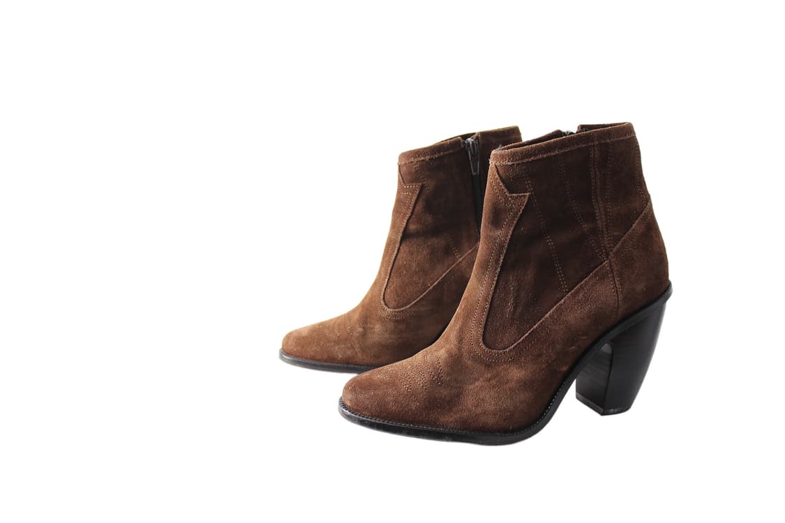 Opening Ceremony 오프닝세레모니 스웨이드 웨스턴 앵클 부츠 상품이미지1