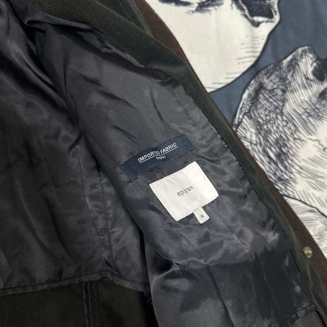 코오롱 에피그램 코듀로이 바버자켓 M사이즈 상품이미지4