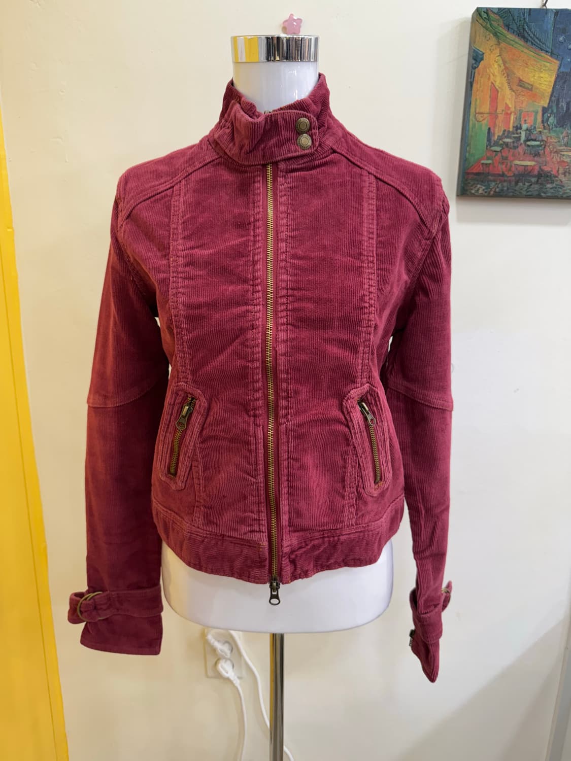 Abercrombie & Fitch 코듀로이 자켓 (와인 레드) 상품이미지1