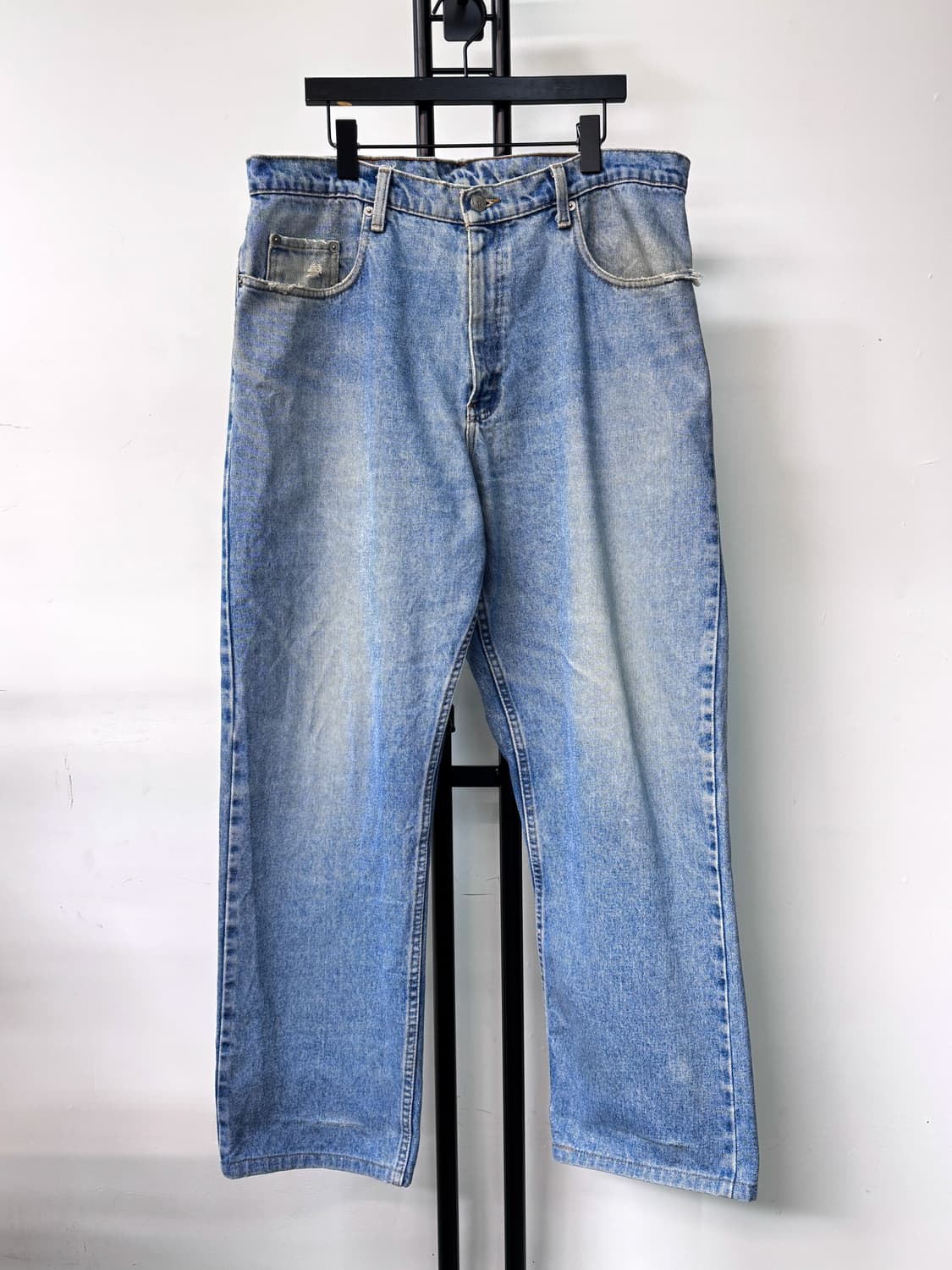 폴로 진스 아치 로고 와이드 데님 팬츠 상품이미지1